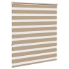 Zebrafüggönnyel homokbarna szövetszélesség 130,9 cm poliészter