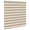 Zebrafüggönnyel homokbarna szövetszélesség 135,9 cm poliészter