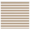 Zebrafüggönnyel homokbarna szövetszélesség 160,9 cm poliészter