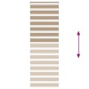 Zebrafüggönnyel homokbarna szövetszélesség 65,9 cm poliészter