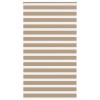 Zebrafüggönnyel homokbarna szövetszélesség 120,9 cm poliészter