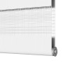 Zebrafüggönnyel fehér szövetszélesség 135,9 cm poliészter