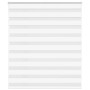 Zebrafüggönnyel fehér szövetszélesség 125,9 cm poliészter