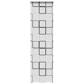 Zuhanyzó redőny kazettával 70x240 cm szövetszélesség 66 cm