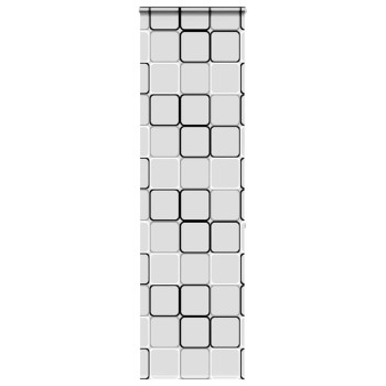 Zuhanyzó redőny kazettával 80x240 cm szövetszélesség 76 cm