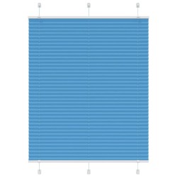 Pliszírozott redőny kék 105x100 cm szövetszélesség 104,4 cm