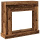 Antik fa színű szerelt fa kandallóburkolat 100 x 30 x 87,5 cm Antik fa színű szerelt fa kandallóburkolat 100 x 30 x 87,5 cm