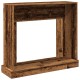 Antik fa színű szerelt fa kandallóburkolat 100 x 30 x 87,5 cm Antik fa színű szerelt fa kandallóburkolat 100 x 30 x 87,5 cm