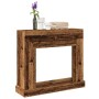 Antik fa színű szerelt fa kandallóburkolat 100 x 30 x 87,5 cm