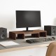 Barna tölgy szerelt fa állítható monitorállvány 60x24x10,5 cm Barna tölgy szerelt fa állítható monitorállvány 60x24x10,5 cm