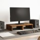 Antik fa színű szerelt fa monitorállvány 50 x 27 x 10 cm Antik fa színű szerelt fa monitorállvány 50 x 27 x 10 cm