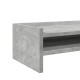 Betonszürke szerelt fa monitorállvány 42 x 24 x 16 cm