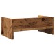 Antik fa színű szerelt fa monitorállvány 42 x 24 x 16 cm Antik fa színű szerelt fa monitorállvány 42 x 24 x 16 cm