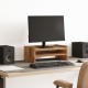 Antik fa színű szerelt fa monitorállvány 42 x 24 x 16 cm Antik fa színű szerelt fa monitorállvány 42 x 24 x 16 cm