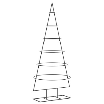 | fém karácsonyfa | állvánnyal 150 cm porszórt acél