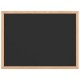 Fekete krétatábla tömör fenyőfa kerettel 40x30 cm