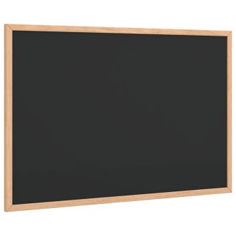 Fekete krétatábla tömör fenyőfa kerettel 60 x 40 cm