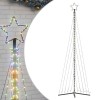 Színes led karácsonyfa 447 led 247 cm