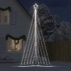 Hideg fehér led karácsonyfa 339 led 182 cm