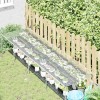 Növénytakaró fülekkel 1x4 m pvc