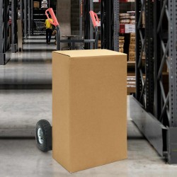 Kézikocsi fekete és piros 57 x 46 x 113 cm acél