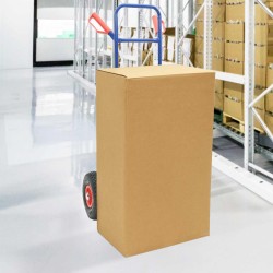 Kézikocsi kék és piros 49,5 x 53 x 114 cm acél