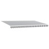 Antracitszürke-fehér led-es kézi napellenző 500 x 300 cm