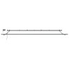 Antracitszürke-fehér led-es kézi napellenző 600 x 300 cm