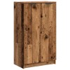 Antik fa színű szerelt fa cipőszekrény 59 x 35 x 100,5 cm
