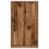 Antik fa színű szerelt fa cipőszekrény 59 x 35 x 100,5 cm