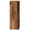 Antik fa színű szerelt fa cipőszekrény 59 x 35 x 100,5 cm