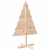 Tömör fa karácsonyfa-dekoráció 110 cm