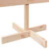 Tömör fa karácsonyfa-dekoráció 110 cm