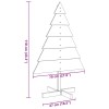 Tömör fa karácsonyfa-dekoráció 110 cm