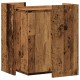 Antik fa színű szerelt fa macskaalomdoboz 42 x 42 x 51 cm