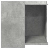 Betonszürke szerelt fa macskaalomdoboz 53 x 53 x 51 cm Betonszürke szerelt fa macskaalomdoboz 53 x 53 x 51 cm