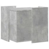 Betonszürke szerelt fa macskaalomdoboz 53 x 53 x 51 cm Betonszürke szerelt fa macskaalomdoboz 53 x 53 x 51 cm