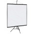 Vetítővászon háromlábú állvánnyal 81" 1:1