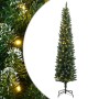 Vékony műkarácsonyfa 150 led-del 120 cm