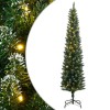 Vékony műkarácsonyfa 150 led-del 150 cm