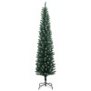 Vékony műkarácsonyfa 300 led-del 180 cm