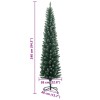 Vékony műkarácsonyfa 300 led-del 240 cm