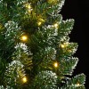 Vékony műkarácsonyfa 300 led-del 240 cm
