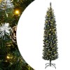Vékony műkarácsonyfa 150 led-del 150 cm
