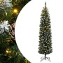 Vékony műkarácsonyfa 300 led-del 180 cm
