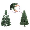 Vékony műkarácsonyfa 300 led-del 180 cm