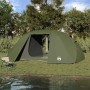 Horgászsátor olajzöld 514 x 465 x 187 cm poliészter és üvegszál