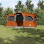 Családi sátor tetővel narancs és narancs 435 x 255 x 216 cm