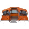 Családi sátor tetővel narancs és narancs 435 x 255 x 216 cm