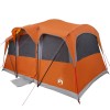 Családi sátor tetővel narancs és narancs 435 x 255 x 216 cm